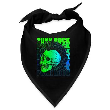 Punk Rock Pogo Anarchie Punks Punk Rocker Punk - Bandana - Schwarz - Vorne