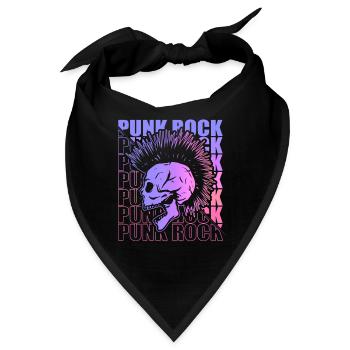 Punk Rock Pogo Anarchie Punks Punk Rocker Punk - Bandana - Schwarz - Vorne