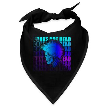 Punk Rock Pogo Anarchie Punks Punk Rocker Punk - Bandana - Schwarz - Vorne