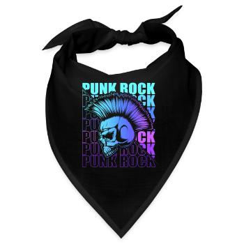 Punk Rock Pogo Anarchie Punks Punk Rocker Punk - Bandana - Schwarz - Vorne