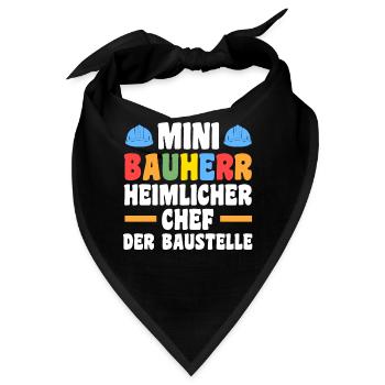 Bauherr - Bandana - Schwarz - Vorne