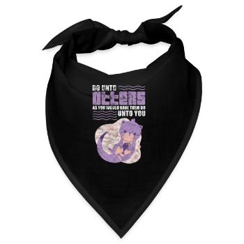 Otter - Bandana - Schwarz - Vorne