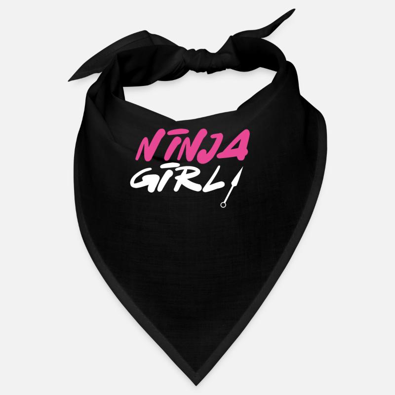Rosa Ninja Mädchen Bandana