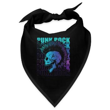 Punk Rock Pogo Anarchie Punks Punk Rocker Punk - Bandana - Schwarz - Vorne
