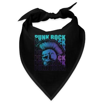 Punk Rock Pogo Anarchie Punks Punk Rocker Punk - Bandana - Schwarz - Vorne
