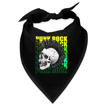 Punk Rock Pogo Anarchie Punks Punk Rocker Punk - Bandana - Schwarz - Vorne