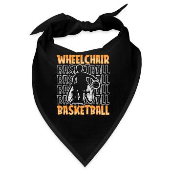 Basketball Basketballer Cool - Bandana - Schwarz - Vorne