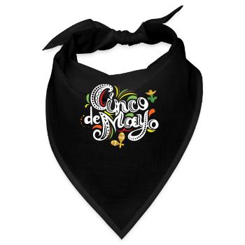 Cinco De Mayo Für Mexikaner - Bandana - Schwarz - Vorne