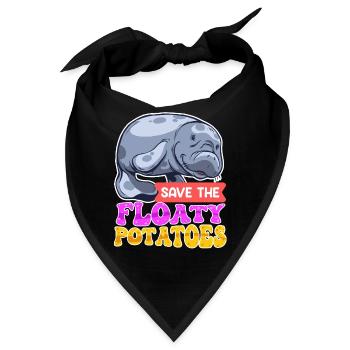 Artenschutz Walross Save the Ocean Umweltliebe - Bandana - Schwarz - Vorne