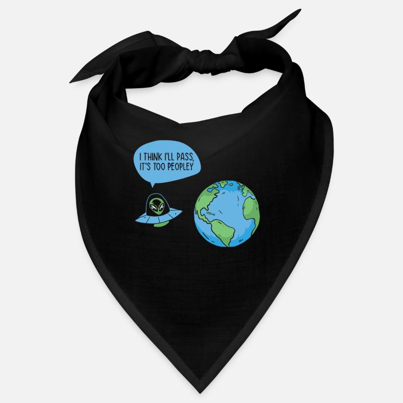 Space Alien Astronomy Alien Spaceship Comic Bandana