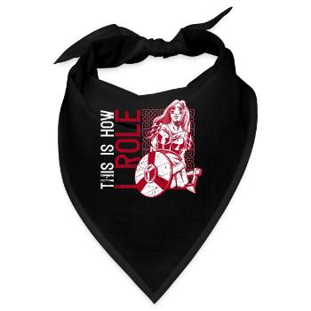 Rpg-rollenspiele Und Larping - Bandana - Schwarz - Vorne