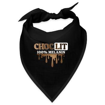 Choclit Melanin Design - Bandana - Schwarz - Vorne
