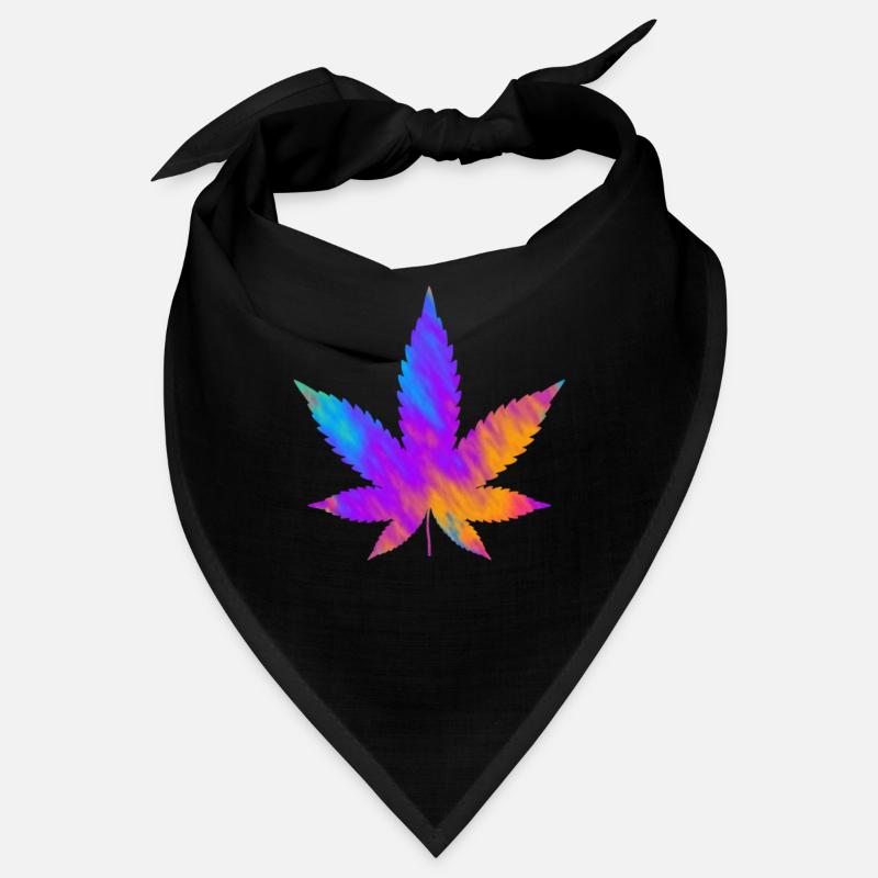 Cannabis Leaf | Hemp Leaf Colorful Bandana