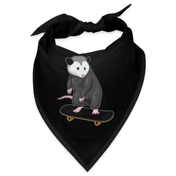 Beutelratte Skater Skateboard - Bandana - Schwarz - Vorne