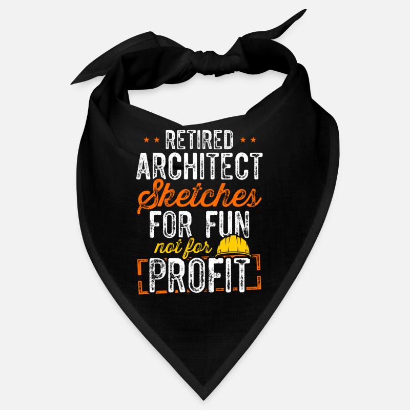 Retired Architect Architecture Retirement Bandana