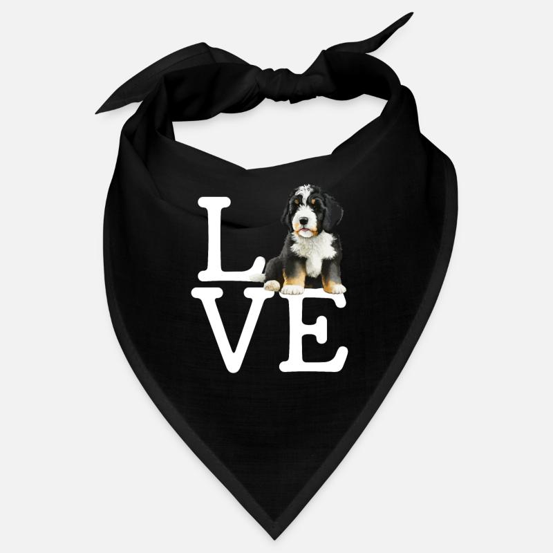 bernedoodle love Bandana