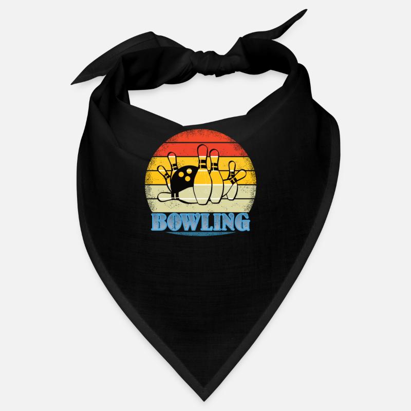 Accessoires de bowling avec motif bowling Bandana