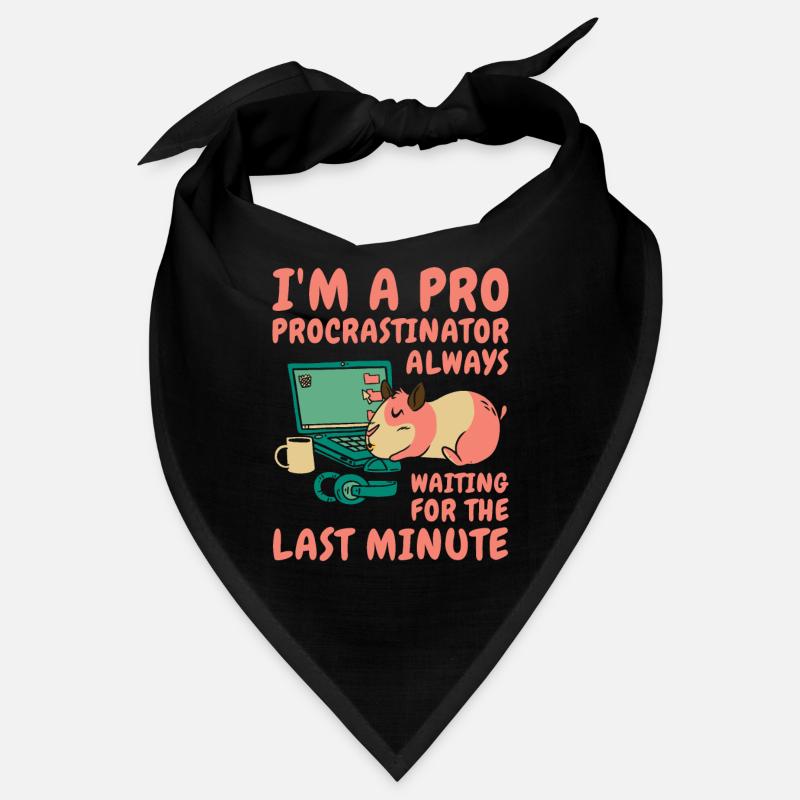 Prokrastinierender Hamster Prokrastinator Time Bandana