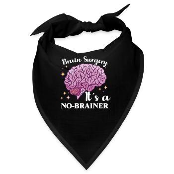 Brain Surgery Joke Brain Surgery Awareness Gift - Bandana - Schwarz - Vorne