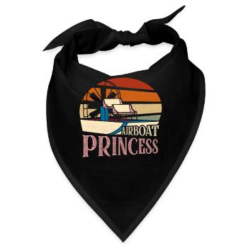 Airboat Princess Hydroplane Air Boat Propeller Swa - Bandana - Schwarz - Vorne