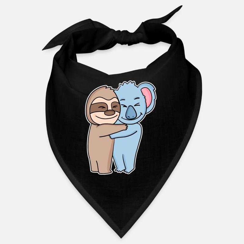 Sloth and koala hugging - hug Bandana