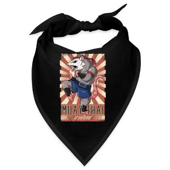 Muay Thai - Bandana - Schwarz - Vorne