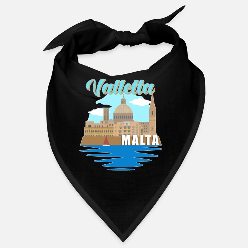 Valletta Malta Souvenir Bandana