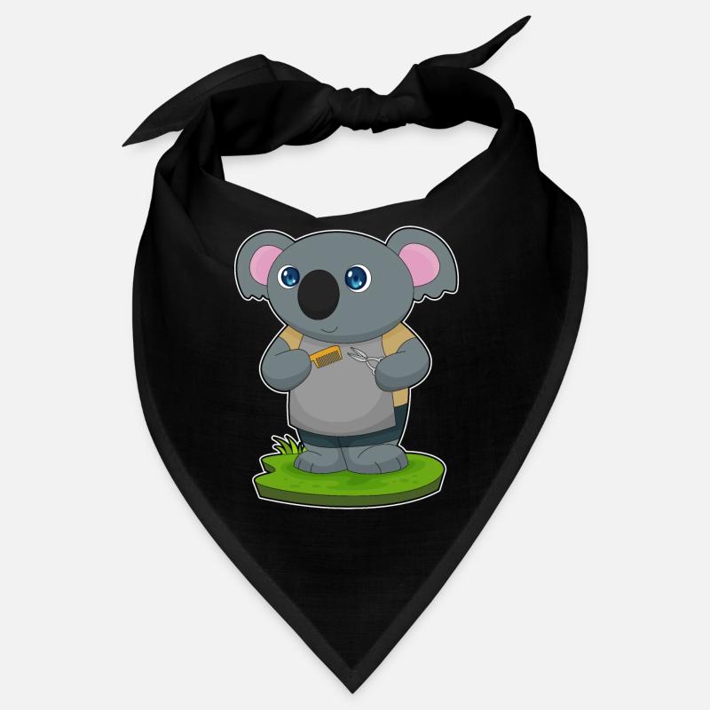 Koala Coiffeur Ciseaux Peigne Bandana