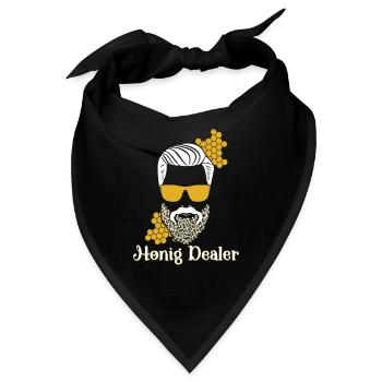 Honig Dealer - Bandana - Schwarz - Vorne
