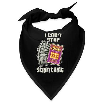 Ich kann nicht aufhören zu kratzen - Bandana - Schwarz - Vorne