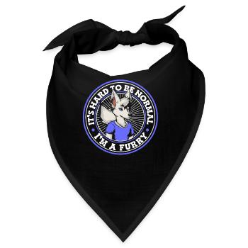 Furry Fandom Fursuits Fuchs - Bandana - Schwarz - Vorne