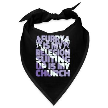 Furry Fandom Fursuits - Bandana - Schwarz - Vorne