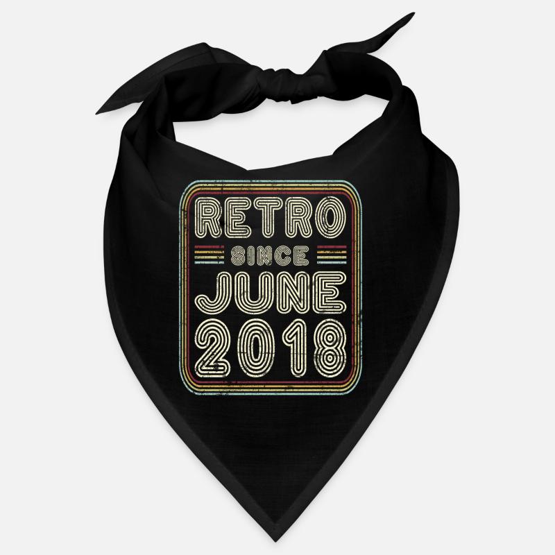 Geburtstag Juni 2018 Retro Geschenk Bandana