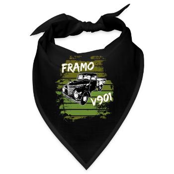 Framo pritsche Transporter Lkw DDR IFA Oldtimer - Bandana - Schwarz - Vorne