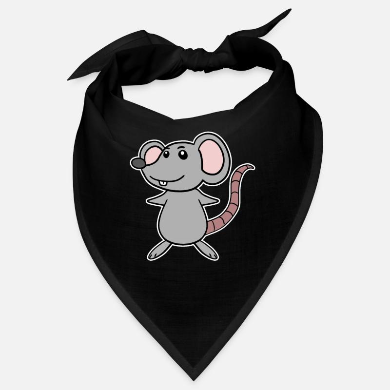 Dessin animé de souris Bandana
