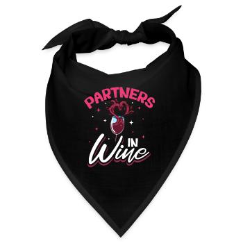Wine making Wine Maker Wine Lover Wine Fan - Bandana - Schwarz - Vorne
