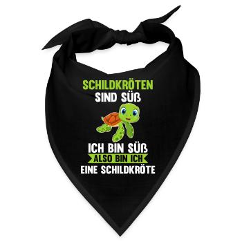 Schildkröte Schildkröten - Bandana - Schwarz - Vorne