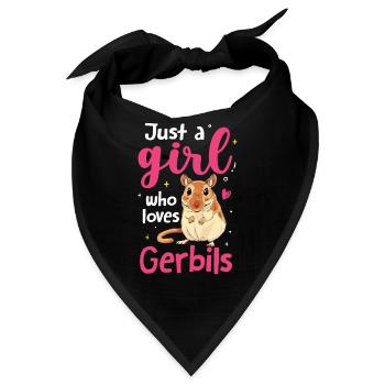 Rennmaus - Bandana - Schwarz - Vorne