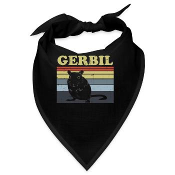Rennmaus - Bandana - Schwarz - Vorne