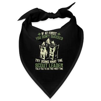 Pfadfinder Witzig - Bandana - Schwarz - Vorne