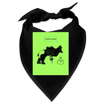 BRACHVOGEL KLANG - Bandana - Schwarz - Vorne