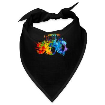 Splash Traktor - Bandana - Schwarz - Vorne