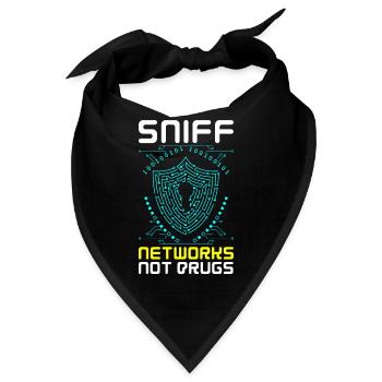 Cybersicherheit Hacking IT - Bandana - Schwarz - Vorne