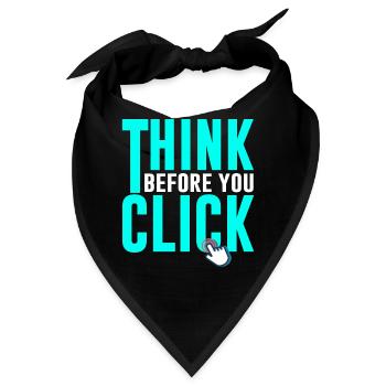 Cybersicherheit Hacking IT - Bandana - Schwarz - Vorne