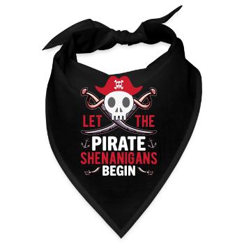 Piraten - Spielereien Crossbones Freebooter - Bandana - Schwarz - Vorne