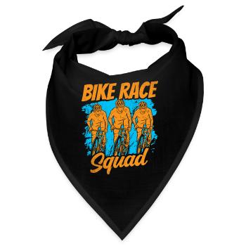 Radrennen Team Fahrrad Radrennfahrer Wettrennen - Bandana - Schwarz - Vorne