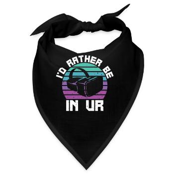 Virtual Reality VR Geschenk - Bandana - Schwarz - Vorne