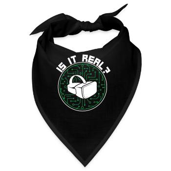 Virtual Reality VR Geschenk - Bandana - Schwarz - Vorne