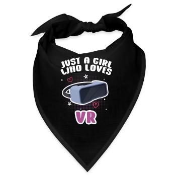 Virtual Reality VR Geschenk - Bandana - Schwarz - Vorne