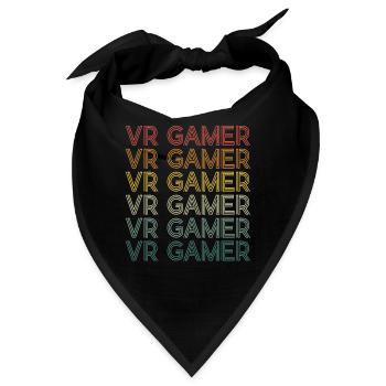 Virtual Reality VR Geschenk - Bandana - Schwarz - Vorne